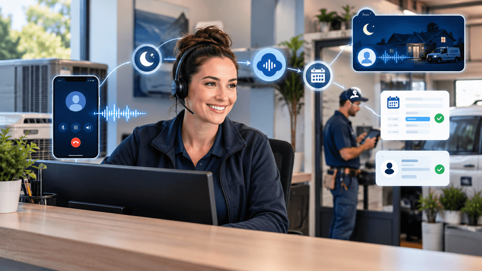 Best AI Receptionist for HVAC Companies (2026)