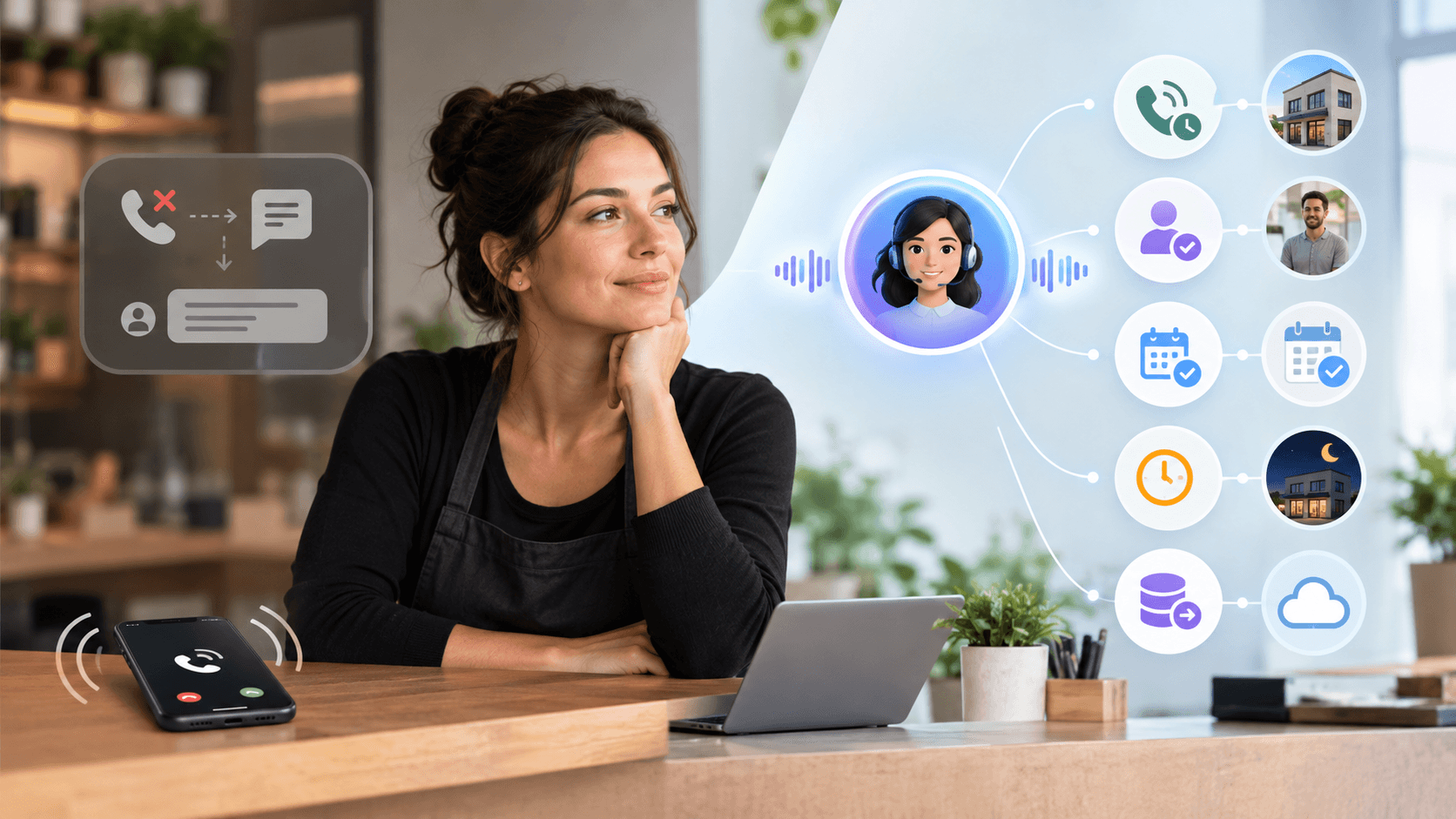Missed Call Text Back vs AI Voice Receptionist